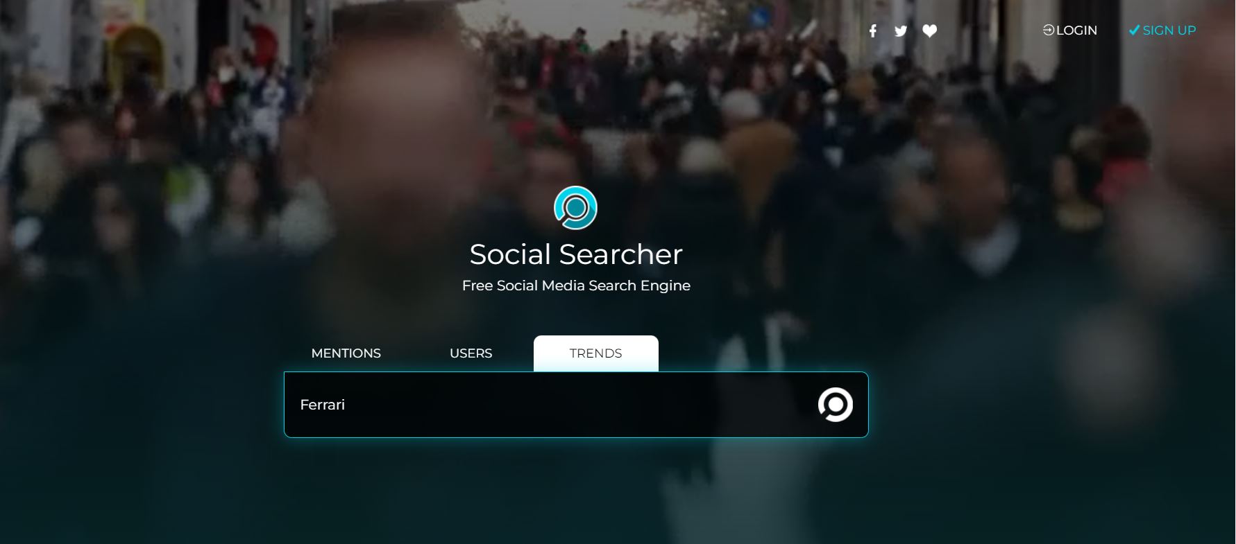 نظارت و رصد فضای مجازی با social-searcher