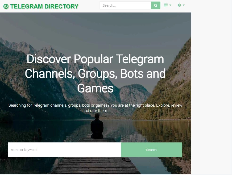موتور جستجوی تلگرام ؛ telegram directory