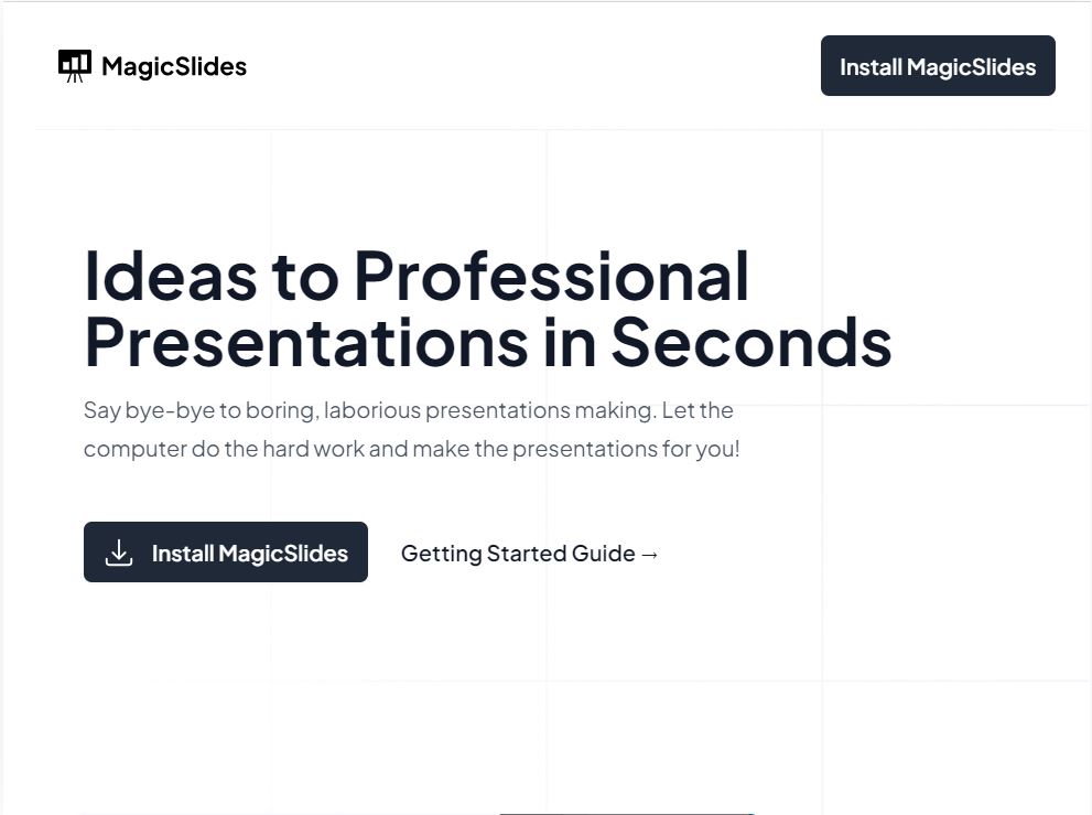 ساخت اسلاید به کمک MagicSlides