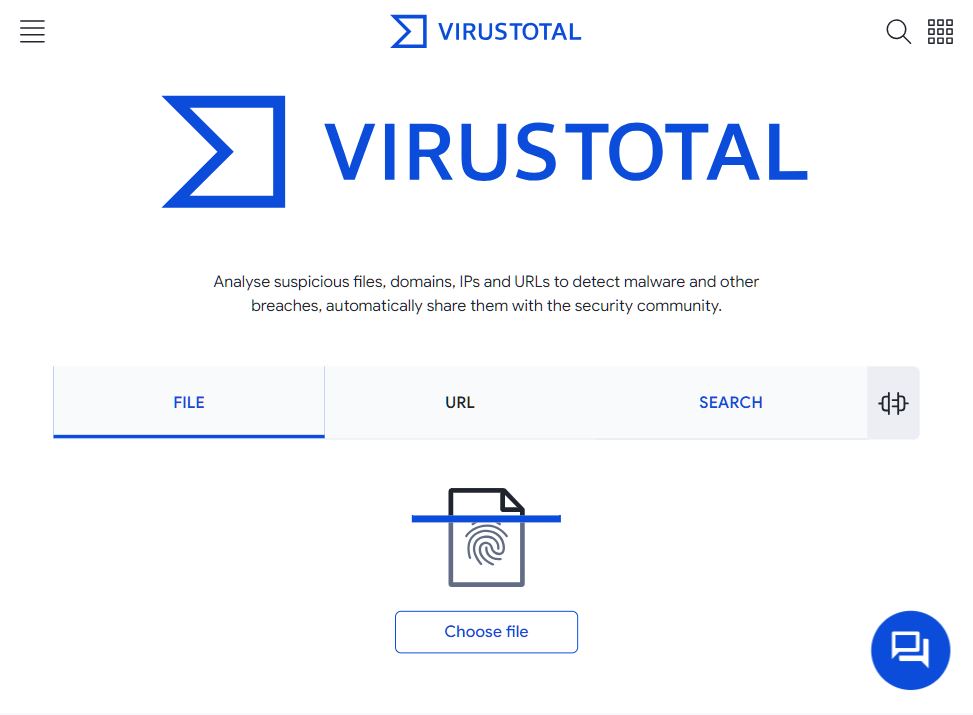 اسکن و تشخیص فایل‌های مخرب و ویروسی با VirusTotal
