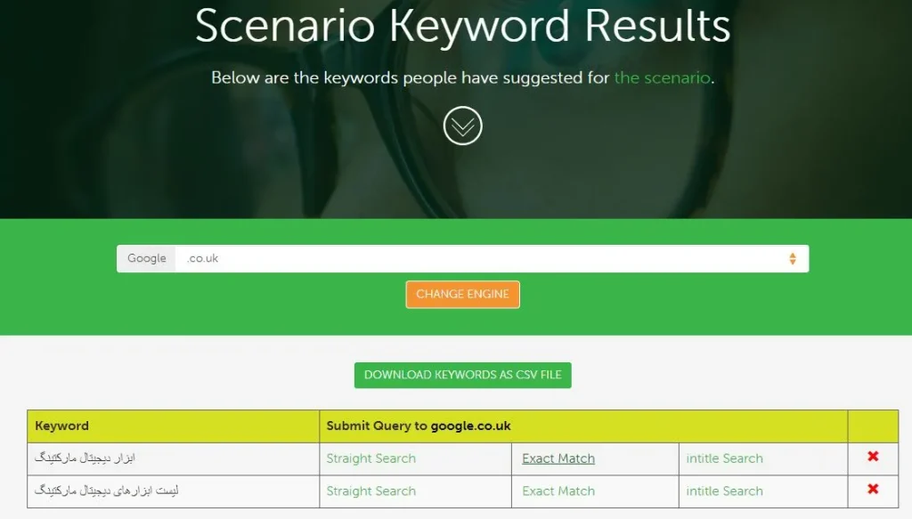 جمع‌آوری کلمات کلیدی دانه به کمک SeedKeyword