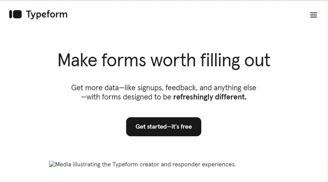 ساخت فرم، نظرسنجی، پرسشنامه و ... با استفاده از سایت Typeform